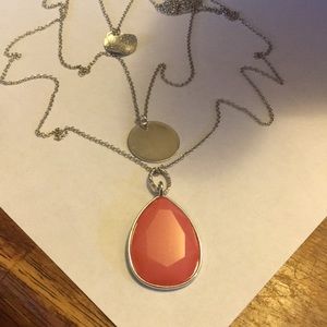 Beautiful LONG necklace & earring set